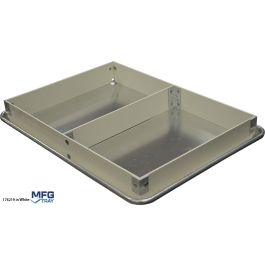Pan Extension Box PAN EXTENDER - FIBERGLASS - DIVIDED LENGTH - 13